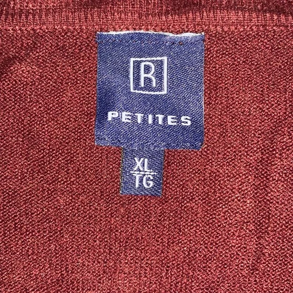 Burgundy Ruffled Top/Sweater - Picture 2 of 3